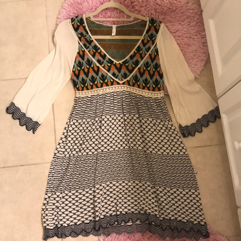 FREE PEOPLE SWEATER DRESS SIZE SMALL